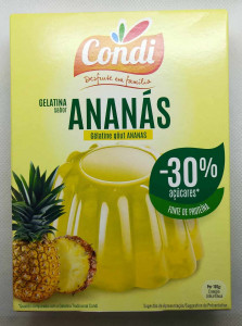 Gélatine Ananas -30% de sucre