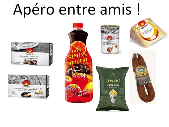Lot Apéritif Espagnol Entre Amis