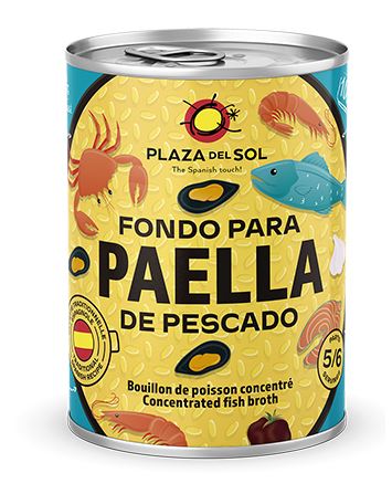 Bouillon de poisson pour paella