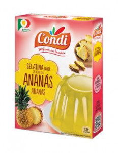 Gélatine goût ananas