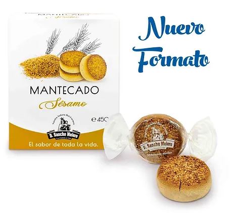Mantecados caseros au sésame
