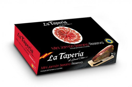 Coffret Noel Mini jambon Serrano « Reserva » La Taperia