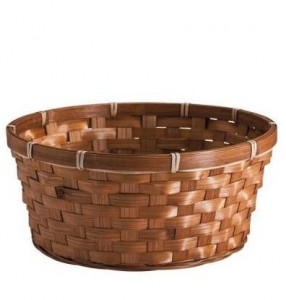 Panier rond bambou marron ø 25 cm