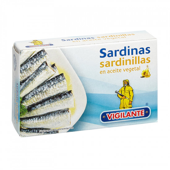 Sardines en huile végétal