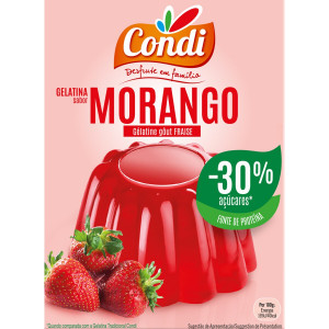 Gélatine goût fraise