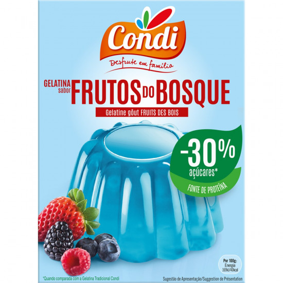 Gélatine goût fruit des bois