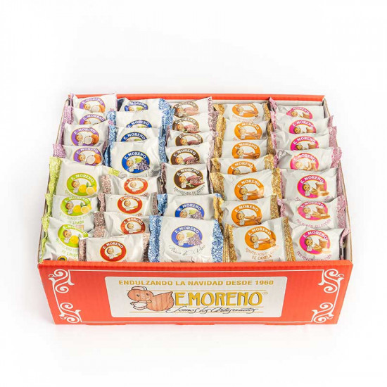 Assortiments Mantecados et Polvorones Tradicionnels Sans sucre