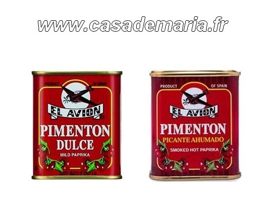 Lot Pimenton « El Avion » Doux et Fort