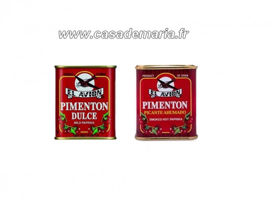 Lot Pimenton « El Avion » Doux et Fort