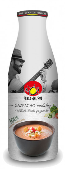 Lot de gazpacho andalous et ses acompagnements