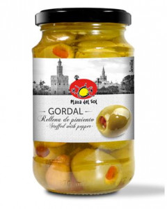 Olives Gordal Farcies aux poivrons